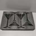 Chouggo Martini Glasses Set of 4, Hand Blown Premium Crystal Cocktail Glasses, for Bar, Martini, Cosmopolitan, Manhattan, Gimlet, Pisco Sour - 9Oz, Clear