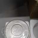 Unicozin Modern Bathroom Light Fixtures, 4 Light Vanity Lights Over Mirror, Black Wall Lamp with Clear Glass for Living Room Cabinet Bedroom Porch