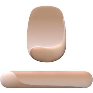 Wrist Rest for Keyboard and Mouse, Ergonomic Gel Computer Keyboard Wrist Rest with Memory Foam, Keyboard Wrist Support Pad for Long Hours of Work, Gaming, Studying-Relieve Wrist Pain (Apricot Pink)