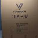 Varsoul 30" x 40" Gold Oval Ripple Brushed Irregular Wave Bathroom Mirror Wall Mounted Large Modern Countryside Suitable for Washroom, Bedroom, Living Room, Entryway