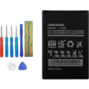 [2023 New] C956439300L Replacement Battery Compatible with BLU G5 Plus G0190 BLU Studio Mega 2019 S0510UU with Toolkit