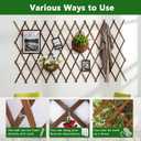 4 PCS Expandable Garden Trellis, 37" x 90" Trellis for Climbing Plants Outdoor, Wooden Lattice Fence Wall Panel Lattice Panels for Outside, for Climbing Plants Vine Ivy Rose Cucumbers Clematis4PC