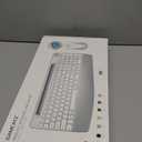 JOYACCESS Ergonomic Wireless Keyboard with Wrist Rest, Low-Profile, Phone Holder, 2.4GHz Full Size Silent Cordless USB Computer Keyboard for Windows, Mac OS Desktop/ Laptop/ PC-Black Grey