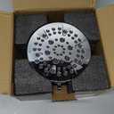 Delta 6-Setting Chrome Shower Head with High Pressure Spray, 6 Inch Round Shower Head, Showerheads, 1.75 GPM Flow Rate, Chrome 52535