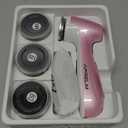 APRELM Rechargeable Electric Foot Callus Remover with 3-Sizes 120Pcs Sandpaper Discs, Professional 1000RPM 3-Speed Control Electric Foot File (E7 Pink)