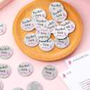 48 Sets Women Breast Cancer Awareness Accessories Bulk Pink Ribbon Pocket Hug Token with Encouragement Cards Breast Cancer Survivor Get Well Soon Gifts for Survivor Campaign Party Supplies