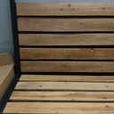 No Dig Wooden Privacy Fence Screen, 38" H X 42" W Outdoor Air Conditioner Fences, Hide Trash Bins Or Ac Units, Decorative Garden, Patio, Backyard Fence -Temporary Fencing -2 Panels
