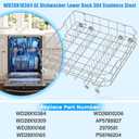 NEW WD28X10384 Dishwasher Lower Rack Compatible with GE Dishwasher Rack