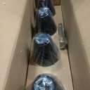 Bathroom Light Fixtures, 4-Light Black and Gold Bathroom Vanity Lights with Metal Shade, 30" Large Modern Farmhouse Vanity Light Over Mirror for Bathroom, Bedroom