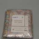 nunubaby Washable Pee Pads for Dogs, Stylish, Non-Slip and Leak-Proof Pee Mat. ultra-absorbent Reusable potty pad for Crates and Floors.(Cream/Multi, 18" x24" )