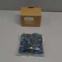 FANTIAN 5 lbs Flat Glass Marbles for Vase, 500 Pcs Mixed Color Mancala Beads Rocks, Decorative Glass Pebbles for Vase Aquarium Plants Mosaic Crafts Centerpieces and Fire Pit Decor