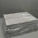 SNSLXH 5 Pack Stackable Closet Storage Basket, Multifunctional & Foldable Closet Organizer for Bathroom Kitchen Laundry Room Wardrobe Storage, Space-Saving Clothes Storage Drawer Organizer, White