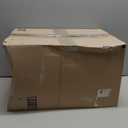 Home Zone Living 1.3 Gallon Small Bathroom Trash Can with Lid and Step Pedal, Stainless Steel Wastebasket with Slim Design for Home and Office, Silver, 5 Liters