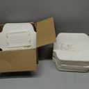 Kitstorack Vertical Shoe Rack: 8 Tiers Stackable Shoe Rack for Closet DIY Free Standing Shoe Organizer Small Shoe Shelf for Small Spaces and Narrow Spaces Plastic, White (Ivory)