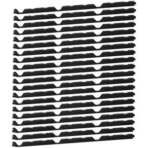 20Pcs 12 Inch Outside R Panel Foam Closure Strips -12" Replacement for Metal Corrugated Roofing Panels -3' Long Classic Rib Profile (Outside)