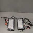 2 Pack 50W LED Black Light, Blacklight Flood Light for Glow Party IP66 Waterproof, Outdoor Black Lights with Switch&Plug for Halloween, Glow in The Dark, Neon Party, Luminous Poster, Birthday