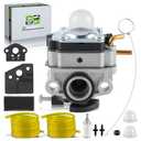 Partszen 753-06220 Carburetor Kit for Troy-Bilt TB146EC TB525EC TB525ES TB539ES TB575EC TB575ES TB590EC for Cub Cadet BC509 SS418 for Yard Machines Y4700EC Y4700EC Y4800EC String Trimmer