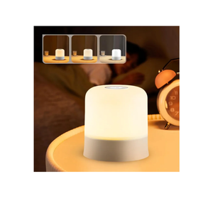 Portable Baby Night Light, 3 Color Egg Light for Nursery, Rechargeable Small LED Lamp, 2400mAh, Dimmable Touch Night Light,for Toddler,Kids,Adults