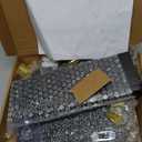 Key Holder for Wall, Key and Mail Holder Organizer - Key Holder Wall Mount with Bouquet Shelf and Key Hooks, Round Wooden Rustic Key Rack for Entryway and Home Decor (Black)