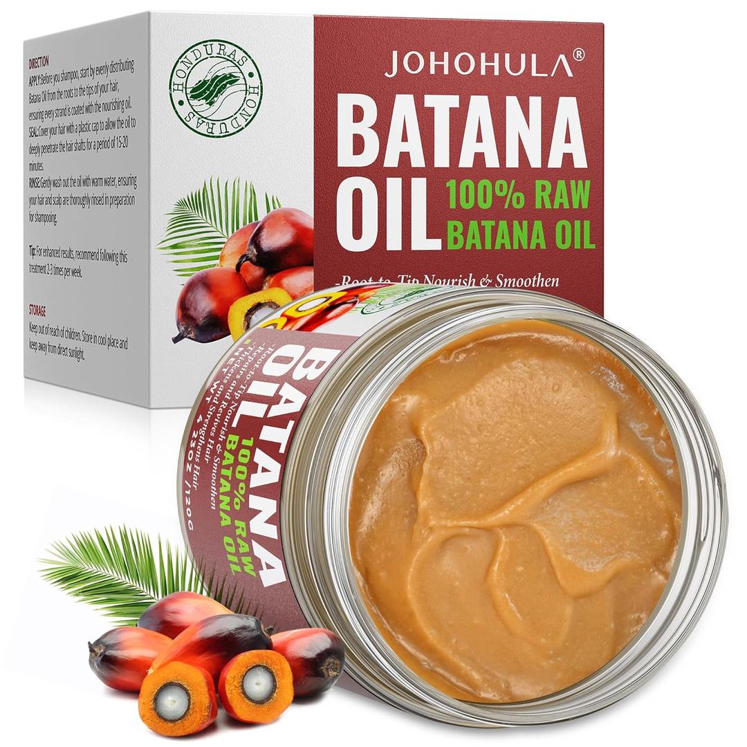 3 x Batana Oil for Hair Growth: 100% Pure Batana Oil for Strengthening Thin Hair - Hair Care Oil for Women To Nourish Dry Frizz Damaged Split End Hair 4.23 OZ