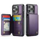 Vinich for iPhoneWallet Case with Card Holder, RFID Blocking Credit Slots Kickstand Shockproof Phone Cover Fit for iPhone  Purple