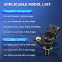 Camshaft Position Sensor Compatible with Hyundai Santa Fe 2013-2018, Azera Genesis Coupe 2012-2017, Kia Cadenza Sorento 2014-2016, Sedona 2015-2018 V6 3.3L Petrol Right Replaces 393183C500, PC946