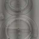 Food Grade BPA Free Clear Lazy Susan 2 Pack, 10.6 Inch Kitchen Cabinet Turntable Organizer, Refrigerator Storage Organizer, Spinning Storage Container for Fridge Pantry Bathroom