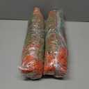 2 x Alupssuc 24 Bundles Artificial Fall Mums Flowers for Outdoors Decoration, UV Resistant Silk Violet and Faux Eucalyptus Autumn Fake Plants for Outside Indoor Yard Home Patio Porch Decor