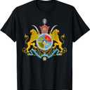 Iranian Imperial Coat of Arms of Iran Pahlavi Dynasty T-Shirt S