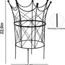 Peony Supports for Outdoor Plants,18.5 x 22.9in Dahlia Stakes | Durable Garden Support Cage for Peonies, Tall Plant Support Stakes, Elegant Design - Ideal for Indoor & Outdoor Use