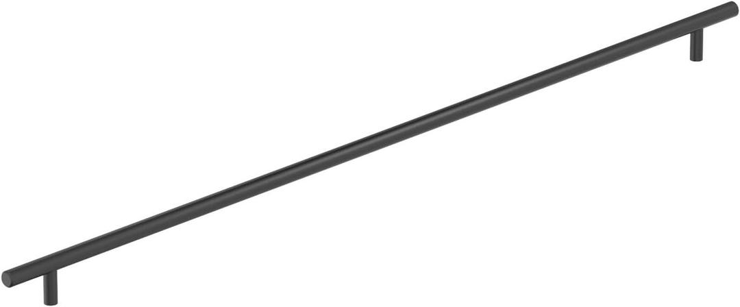 Amerock BP19018BBR | Bar Pulls 25-3/16 inch (640 mm) Center to Center Black Bronze Cabinet Pull | Kitchen Cabinet Hardware | Furniture Hardware | Drawer Handle