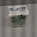 Outus 100 Pcs St. Patrick's Day Paper Napkins Shamrock Dinner Disposable Napkins Green White Clover Guest Paper Hand Towels for Saint Patrick Irish Party Bathroom Tableware Supplies, 4.3 x 7.9 Inch