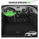 Cartist Cargo Liner for Chevy Trax/Buick Envista 2024 2025 2026, All Weather Cargo Mats for Trax Accessories, Heavy Duty TPE Trunk Mat with Backrest Mats, Car Accessories