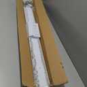 Juexica Ceiling Curtain Double Track Set 3ft-13ft/4 Meter White Double Curtain Track Ceiling Mount Heavy Duty Room Divider Adjustable Length Rails with Clips Hooks End Hook