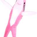 Shark Costume Kids 4'3''-4'11'' Tall, Pink Inflatable Shark Costume for Halloween, Gifts