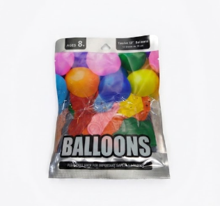Balloons 12 Pcs Random Color , Pack Of 6