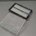 Engine Air Filter and Cabin Air Filter Set Compatible with 2022-2025 Tucson, 2021-2025 Santa Fe Sorento, 2020-2025 Sonata, 2021-2025 K5 With OE CA12816 28113L1000 & 97133-N9100 Not For Hybrid