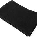 Lallier Cashmere Wool Scarf, Ultra Soft Classic Ribbed Solid Color Winter Scarf for Men and Women with Gift Box (Black)