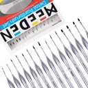 MEEDEN Miniature Paint Brush Set,15 Tiny Professional Fine Tip Detail Paint Brushes, Detailing Paintbrushes for Acrylic Watercolor Oil Painting- Model Face Nail Craft