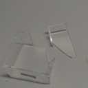 Acrylic Sticky Note Holder, 3 x 3 Crystal Clear Acrylic Notepad Holder Sticky Note Dispenser for Dorm Room and Office Desk Organizer