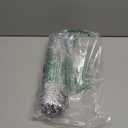 Snowflake Placemats Set of 6 for Dinner Table, Christmas Kitchen Placemats Hollow Vinyl Place Mats for Christmas Decorations, Holiday Party Wedding Annersary Dinner (Silver)