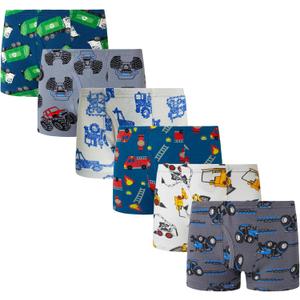 Winging Day Little Boys' Cotton Brief Soft Underwear Multipack (3, Color 5#)