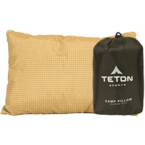 TETON Sports Camp Pillow; Great for Travel, Camping and Backpacking; Washable, Green