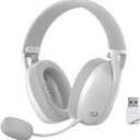 Redragon H848 BT Wireless Gaming Headset - Lightweight - 7.1 Surround Sound - 40MM Drivers - Detachable Microphone - Multi Platforms for PC, PS5/4/3, Switch, Mobile