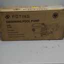 FOTING In/Above Ground Pool Pump, Self Primming (Dual Speed, 2HP, 3170/7000GPH, 115V) 1.5" & 2" NPT Inlet Connectors