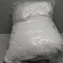 ACCURATEX Pillows King Size Set of 2, Hybrid Shredded Memory Foam Pillow[Adjustable Loft], Fluffy Down Alternative Fill Removable Cotton Cover, Firm Supportive Pillow for Side Back Sleepers (White)