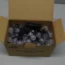 Solar Lights Outdoor Waterproof, 2 Pack Total 120LED 72FT Solar String Lights for Outside with 8 Modes, Outdoor String Lights Crystal Globe Patio Lights for Garden Yard Party Decor (Warm White)