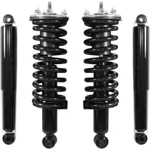 Front & Rear Struts Shock Absorbers Assemblies with Coil Springs Replacement for 2005-2018 Nissan Frontier 371102 345067 37273