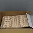 Non-Slip Carpet Stair Treads 15PCS, 8"x30" Peel and Stick Stair Runner for Wooden Steps Indoor, Washable Reusable Adhesive Backing, Pet-Friendly Safety Mats for Kids, Elders, Dogs (Dark Brown l Beige)