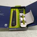 Norelco Philips OneBlade Pro 360 Face + Body, Electric Shaver, Beard Trimmer and Body Groomer, with 360 Blade Technology, 14-Length Precision Comb, Body Kit, Soft Pouch, Model QP6542/70 (Black/Lime Green)